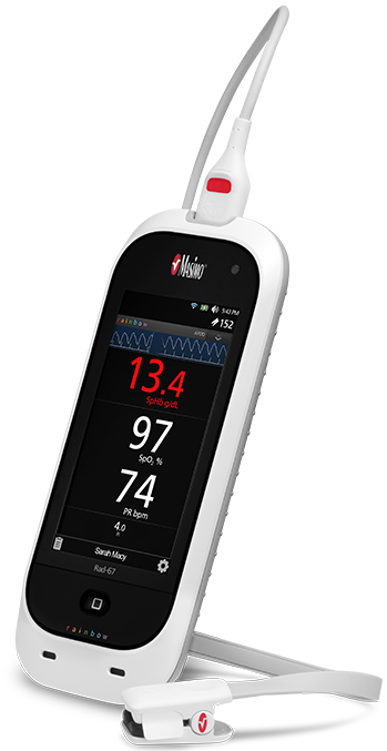 วัดความเข้มข้นของฮีโมโกลบินในเลือดแบบพกพา Masimo Rad-67