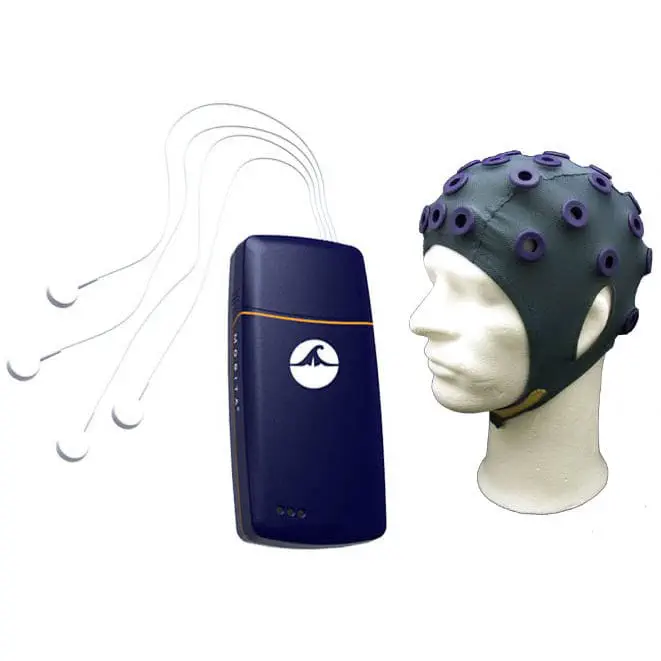 เครื่องตรวจคลื่นไฟฟ้าสมอง  EEG electrophysiology amplifier H2O-CAP-SMALL  Biopac