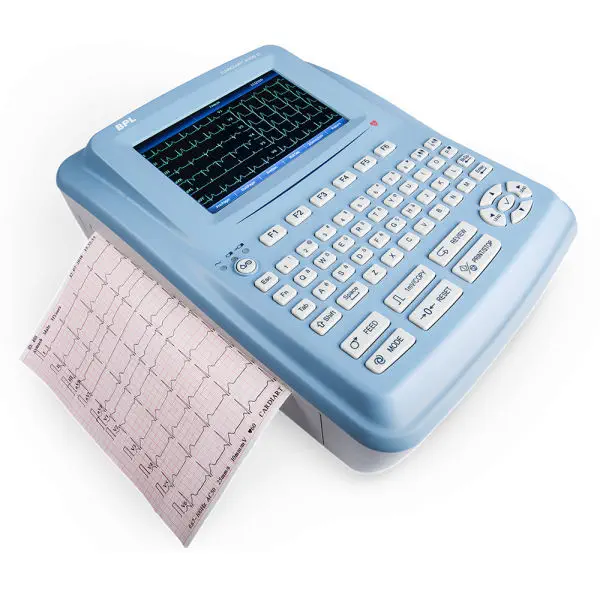 เครื่องตรวจคลื่นไฟฟ้าหัวใจ พร้อมระบบวิเคราะห์ผล  Resting electrocardiograph CARDIART 9108D  BPL Medical Technologies