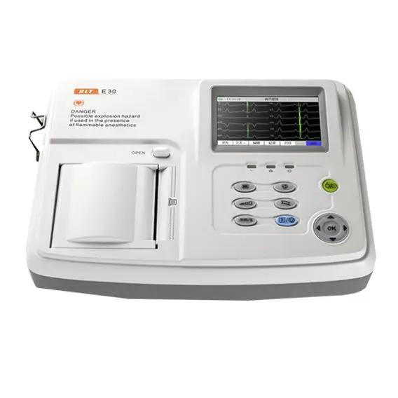 เครื่องตรวจคลื่นไฟฟ้าหัวใจ พร้อมระบบวิเคราะห์ผล  Resting electrocardiograph E30  BLT Biolight