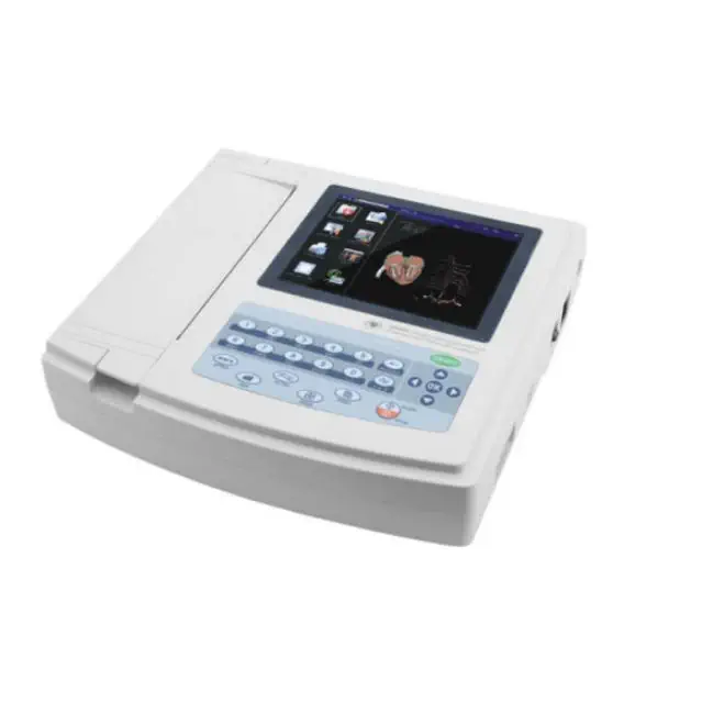 เครื่องตรวจคลื่นไฟฟ้าหัวใจ พร้อมระบบวิเคราะห์ผล  Resting electrocardiograph ECG1200G  HYZMED