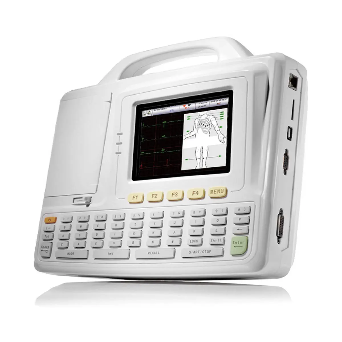 เครื่องตรวจคลื่นไฟฟ้าหัวใจ พร้อมระบบวิเคราะห์ผล  Resting electrocardiograph ECG600A  Fazzini