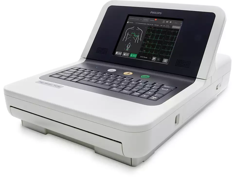 เครื่องตรวจคลื่นไฟฟ้าหัวใจ พร้อมระบบวิเคราะห์ผล PageWriter รุ่น TC35 Cardiograph ยี่ห้อ Philips