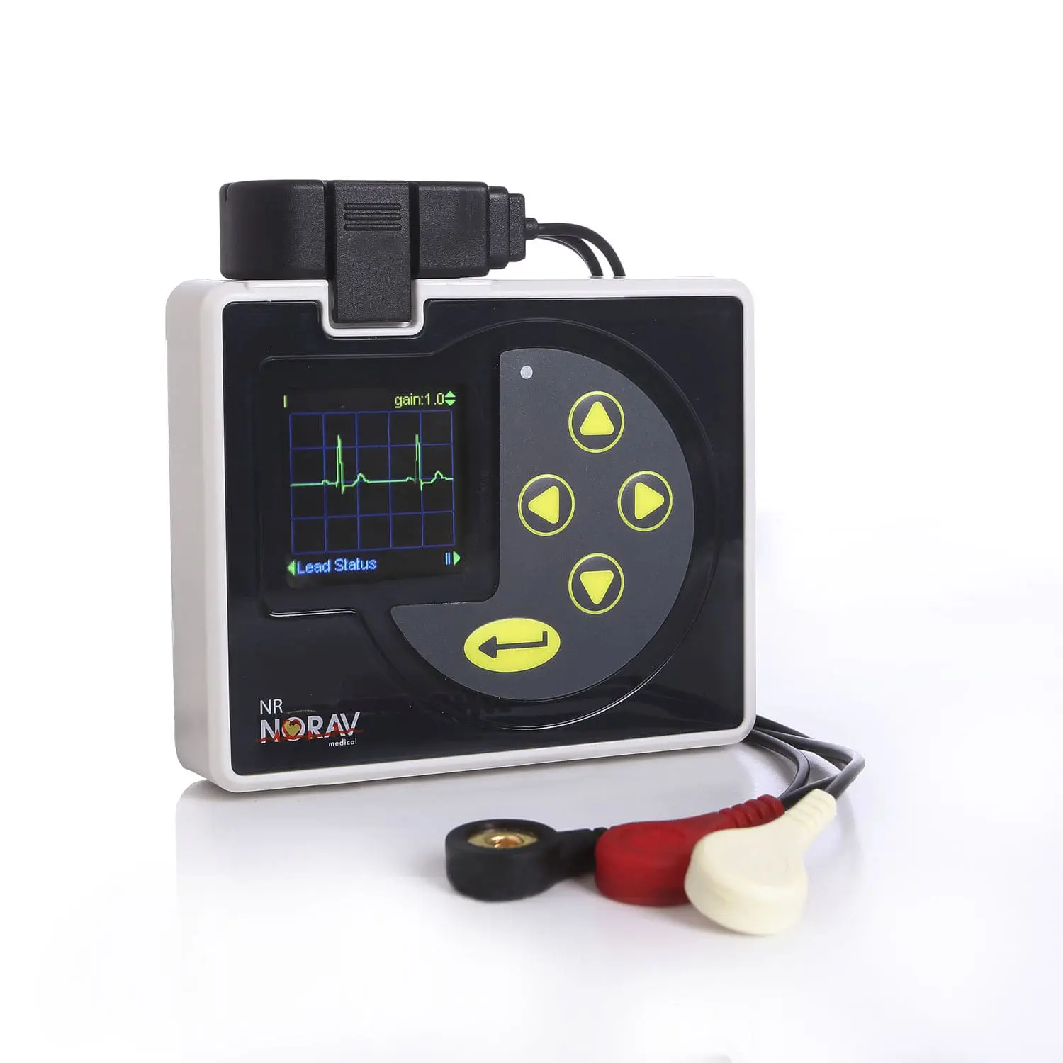 เครื่องตรวจติดตามการทำงานของหัวใจชนิดต่อเนื่องไม่น้อยกว่า 24 ชั่วโมง  3-channel Holter monitor NR-302  NORAV Medical
