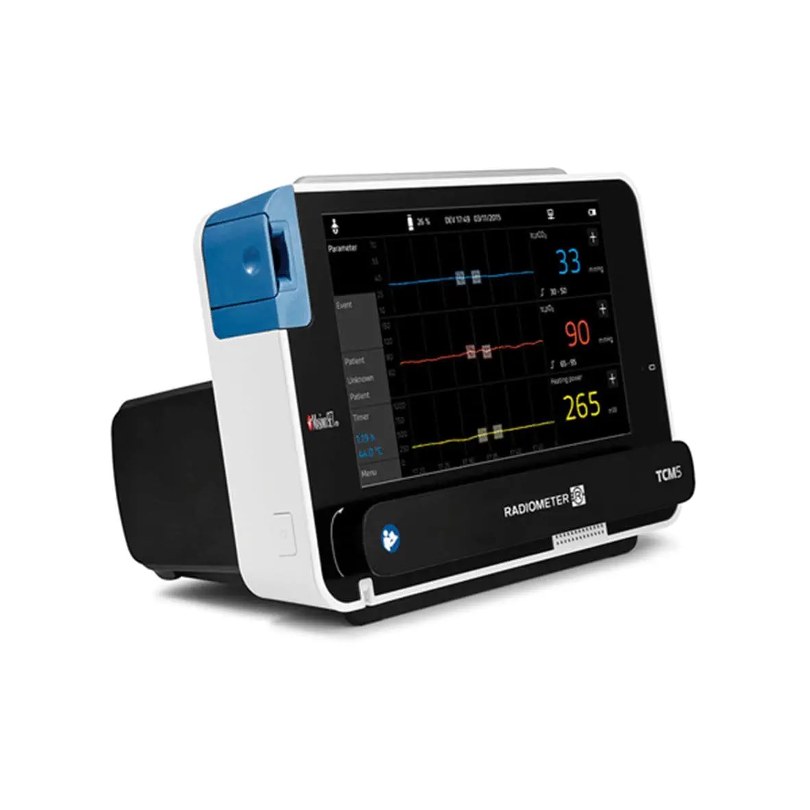 เครื่องติดตามการทำงานของหัวใจและสัญญาณชีพอัตโนมัติผ่านผิวหนัง  Transcutaneous vital signs monitor TCM5 FLEX  Radiometer