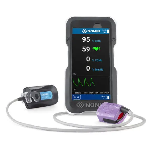 เครื่องติดตามการทำงานของหัวใจและสัญญาณชีพอัตโนมัติแบบมือถือ  Handheld patient monitor CO-Pilot™  Nonin