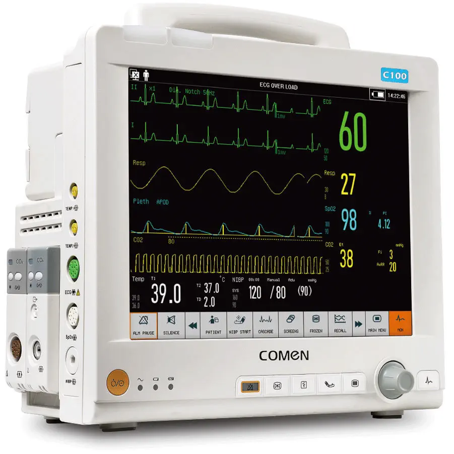 เครื่องติดตามการทำงานของหัวใจและสัญญาณชีพอัตโนมัติ  Cardiovascular patient monitor C100  Comen