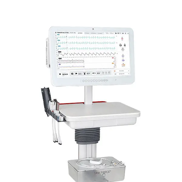 เครื่องติดตามการทำงานของหัวใจและสัญญาณชีพอัตโนมัติ  Continuous blood pressure patient monitor Task Force® Touch CARDIO  CNSystems