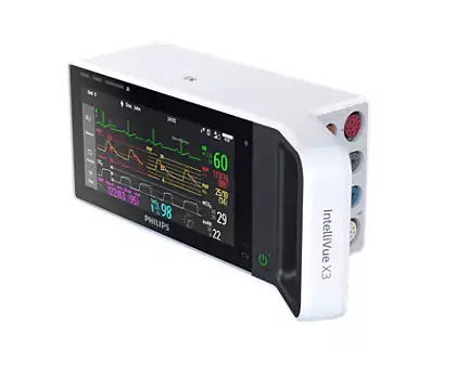 เครื่องติดตามการทำงานของหัวใจและสัญญาณชีพอัตโนมัติ  IntelliVue X3 Transport Patient Monitor  Philips