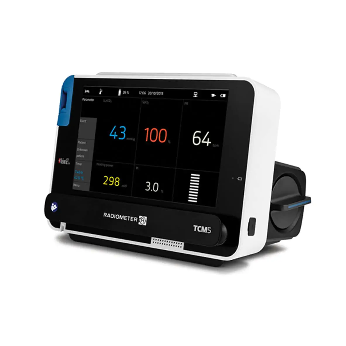 เครื่องติดตามการทำงานของหัวใจและสัญญาณชีพอัตโนมัติ  Transcutaneous patient monitor TCM5 BASIC  Radiometer Medical