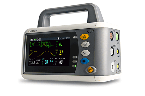 เครื่องติดตามการทำงานของหัวใจและสัญญาณชีพ  Patient Monitor C30  Comen