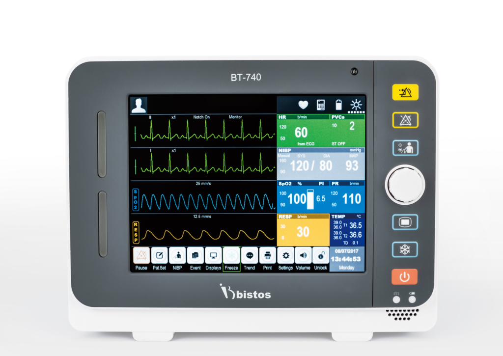 เครื่องติดตามการทำงานของหัวใจและสัญญาณชีพ Patient monitor  BT-740  Bistos