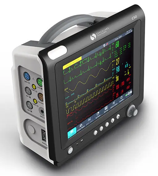 เครื่องติดตามการทำงานของหัวใจและสัญญาณชีพ  Portable patient monitor C50 Patient Monitor  Spacelabs Healthcare