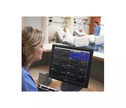 เครื่องติดตามการทำงานของหัวใจไร้สายแบบรวมศูนย์ไม่น้อยกว่า 8 ยูนิต  IntelliVue Information Center Central monitoring system  Philips