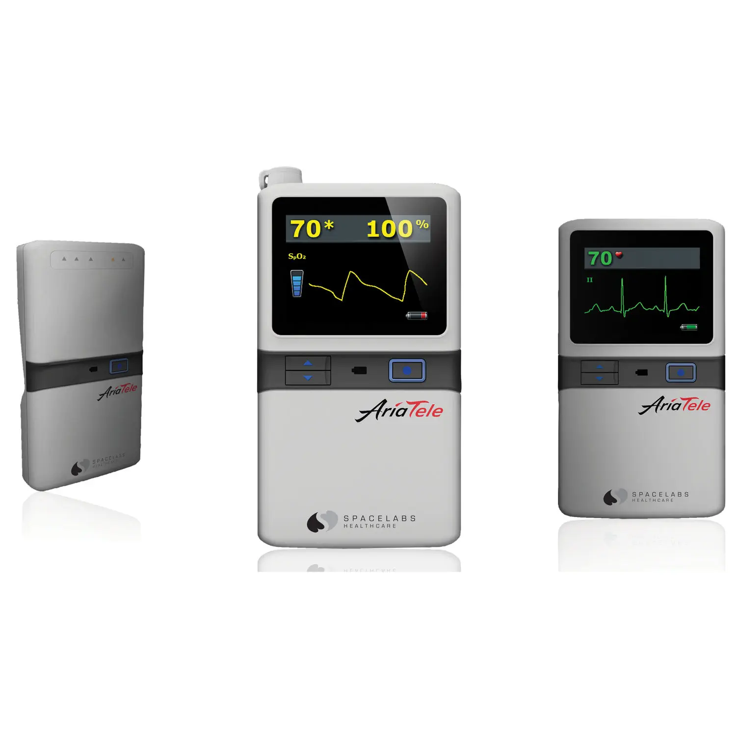 เครื่องติดตามสัญญาณชีพชนิดพกพา  Handheld vital signs monitor AriaTele  Spacelabs