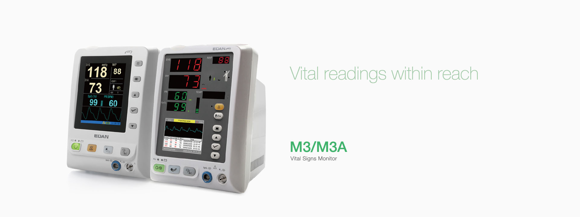 เครื่องติดตามสัญญาณชีพ  M3 Vital Signs Monitor  EDAN