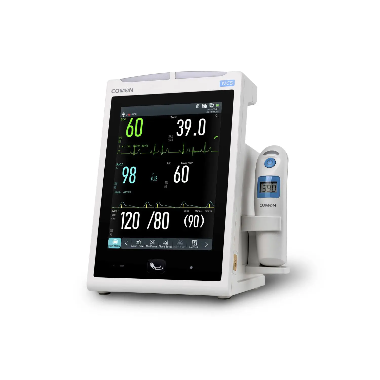 เครื่องติดตามสัญญาณชีพ  Portable vital signs monitor NC5  Comen