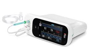 เครื่องวัดค่าออกซิเจนและก๊าซคาร์บอนไดออกไซด์ Masimo Rad-97 NomoLine Capnography