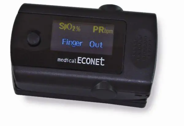เครื่องวัดออกซิเจนในเลือดอัตโนมัติชนิดพกพา  Fingertip pulse oximeter ME10  Medical Econet