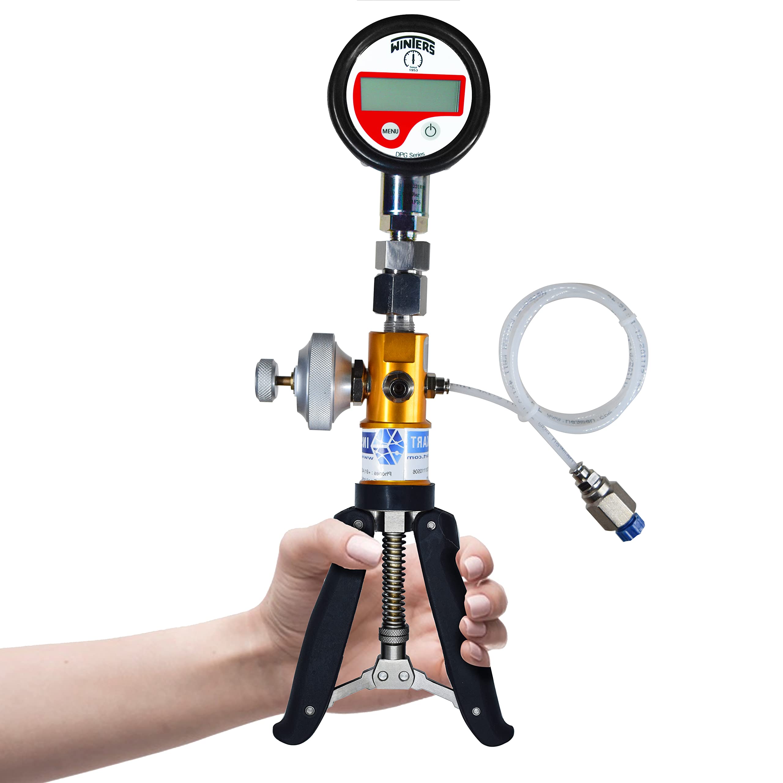 เครื่องวัดแรงบีบมือ  hand pressure gauge