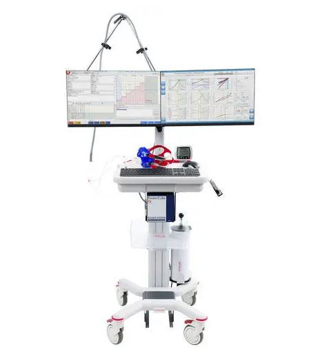 เครื่องวิเคราะห์การใช้พลังงานขณะออกกำลังกาย Cardio Pulmonary Exercise Test  Cardio-respiratory stress test equipment CARDIOVIT CS-200 Office ErgoSpiro  SCHILLER