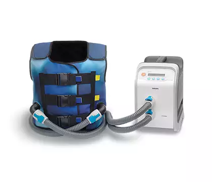 เครื่องสั่นปอดความถี่สูงระบบอัตโนมัติ  High Frequency Chest Wall Oscillation InCourage system Philips