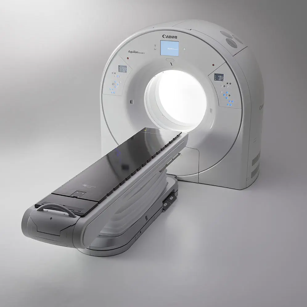 เครื่องจำลองและวางแผนการรักษา  CT scanner Aquilion Exceed LB  Canon