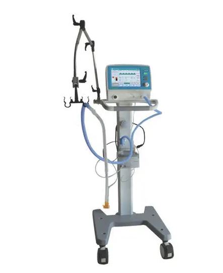 เครื่องช่วยหายใจชนิดควบคุมด้วยปริมาตรและความดันเคลื่อนย้ายได้  Emergency ventilator OKM IBS  Okuman
