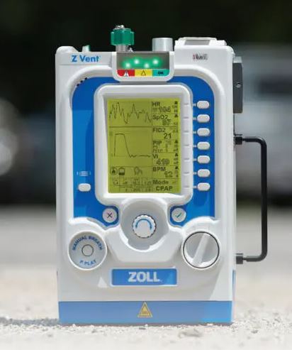 เครื่องช่วยหายใจชนิดควบคุมด้วยปริมาตร  Intensive care ventilator Z Vent®  ZOLL