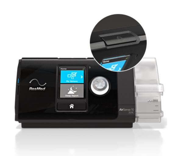 เครื่องช่วยหายใจ CPAP แบบปรับแรงดันอัตโนมัติ ( Auto CPAP )  AirSenseTM 10 AutoSetTM  ResMed