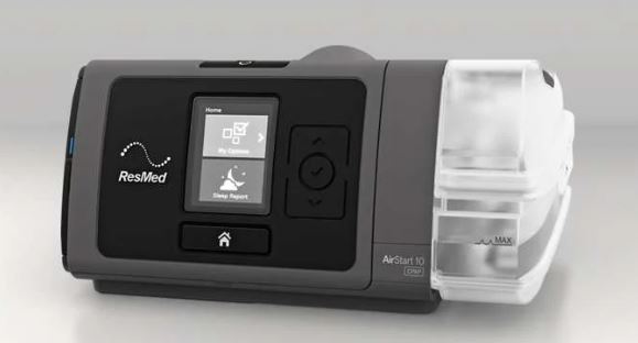 เครื่องช่วยหายใจ CPAP แบบปรับแรงดันอัตโนมัติ ( Auto CPAP )  AirStartTM 10 APAP  ResMed