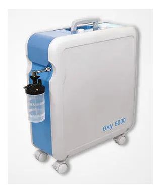 เครื่องผลิตออกซิเจนขนาด 5 ลิตร  Oxygen concentrator on casters oxy 6000-5  Bitmos