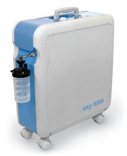 เครื่องผลิตออกซิเจนขนาด 6 ลิตร  Oxygen concentrator on casters oxy 6000-6  Bitmos