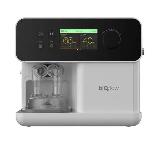 เครื่องให้ออกซิเจนด้วยอัตราการไหลสูง  Portable oxygen therapy system biO2flow  Biosys