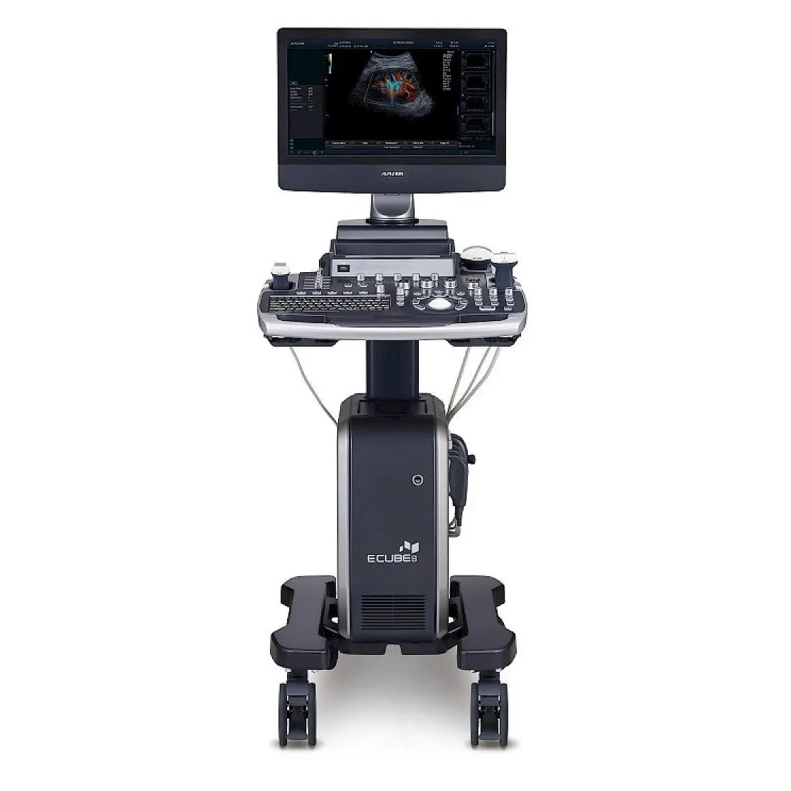 เครื่องตรวจอวัยวะภายในด้วยคลื่นเสียงความคมชัดสูง  On-platform ultrasound system E-CUBE 8 LE  Alpinion