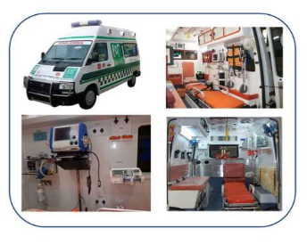 รถพยาบาลเคลือบสารต้านจุลชีพ รองรับชุดปฏิบัติการฉุกเฉินระดับสูง (Advanced Life support unit : ALS)  Advanced Life support unit : ALS