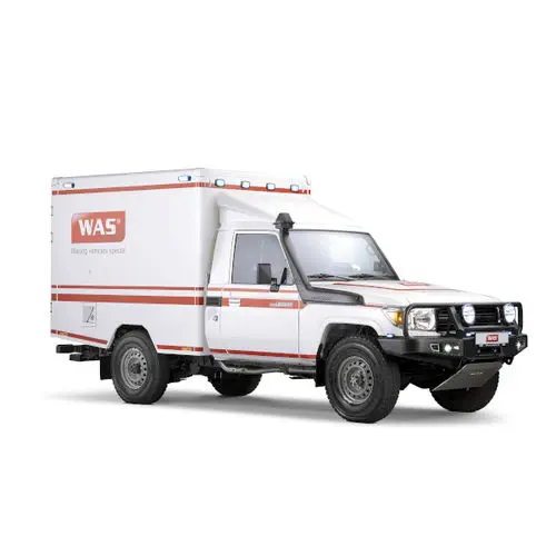 รถพยาบาลโครงสร้างปลอดภัยเคลือบสารต้านจุลชีพขนาดเล็ก (ประเภทขับเคลื่อน 4 ล้อ)  Box body ambulance WAS  WAS