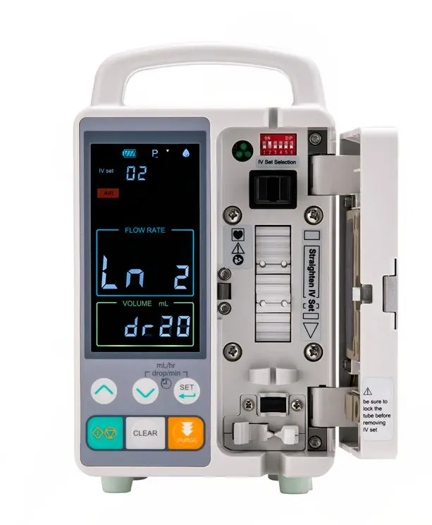 เครื่องควบคุมการให้สารละลายทางหลอดเลือดคำโดยอัตโนมัติสำหรับสัตว์ 1-channel infusion pump P600VET  BLT Biolight