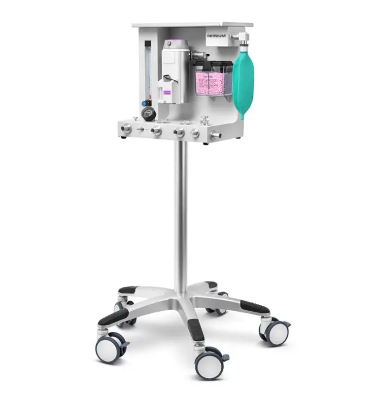 เครื่องดมยาสลบชนิดก๊าซสำหรับสัตว์ Veterinary anesthesia machine Aurora P100  Infinium