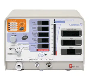 เครื่องดมยาสลบพร้อมเครื่องช่วยหายใจสำหรับสัตว์ Anesthesia ventilator Compos X  Metran