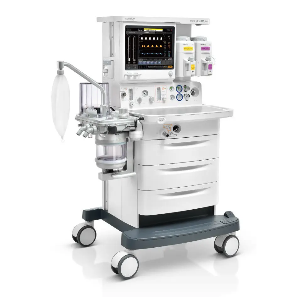 เครื่องดมยาสลบพร้อมเครื่องช่วยหายใจสำหรับสัตว์ Veterinary anesthesia workstation WATO EX-65 Pro Vet  Mindray