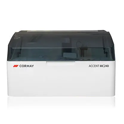 เครื่องตรวจวิเคราะห์สารเคมีในเลือดแบบอัตโนมัติสำหรับสัตว์ Automated biochemistry analyzer ACCENT MC240  Cormay Diagnostics