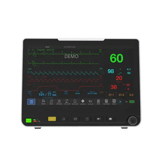 เครื่องติดตามการทำงานของหัวใจและสัญญาณชีพอัตโนมัติแบบพกพาสำหรับสัตว์  Portable patient monitor HD12-VET  Dawei