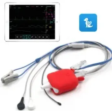 เครื่องติดตามการทำงานของหัวใจและสัญญาณชีพอัตโนมัติแบบมือถือสำหรับสัตว์  Handheld patient monitor AM4100  Berry