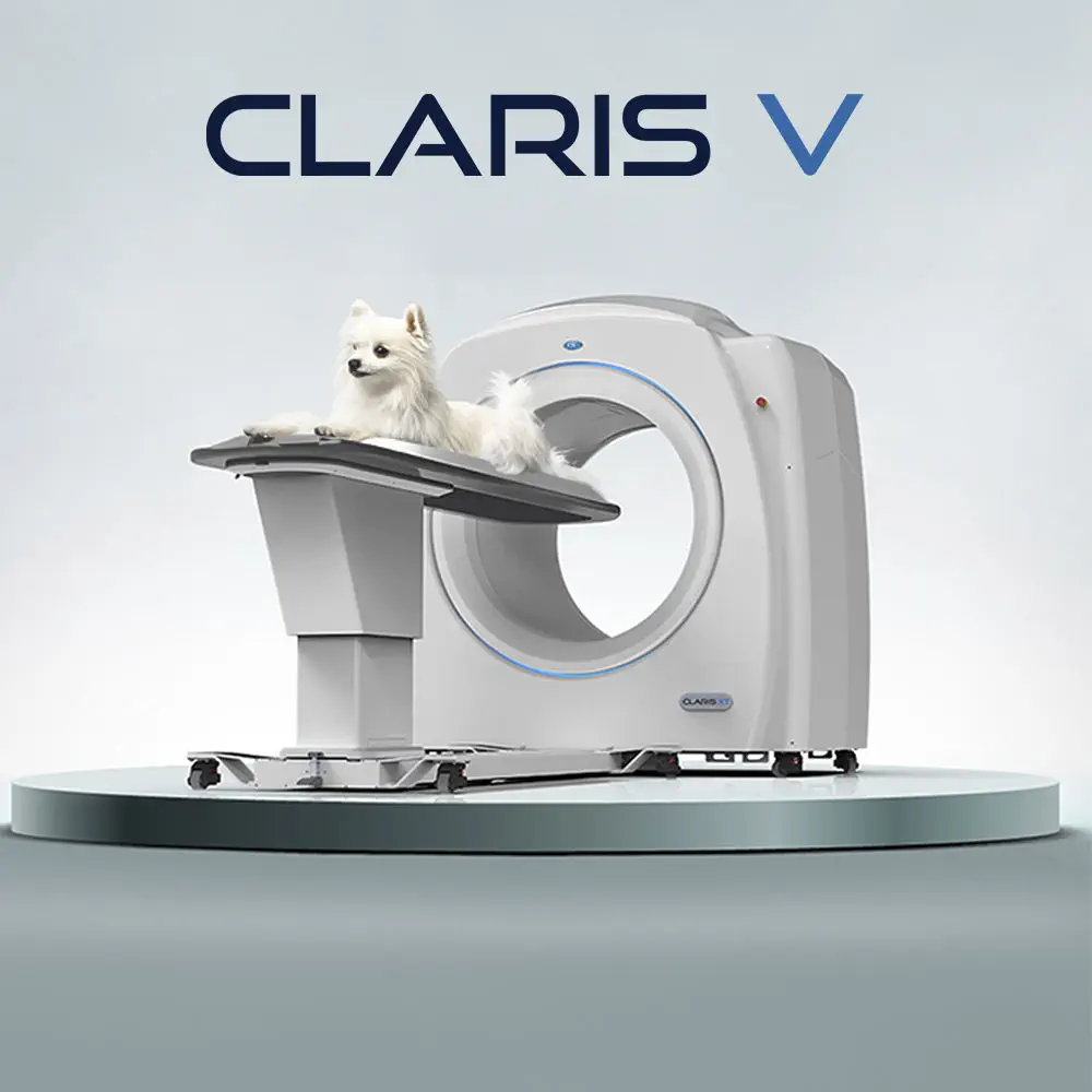 เครื่องถ่ายภาพรังสีความละเอียดสูงสำหรับสัตว์ Veterinary CBCT scanner Claris V  iCRco