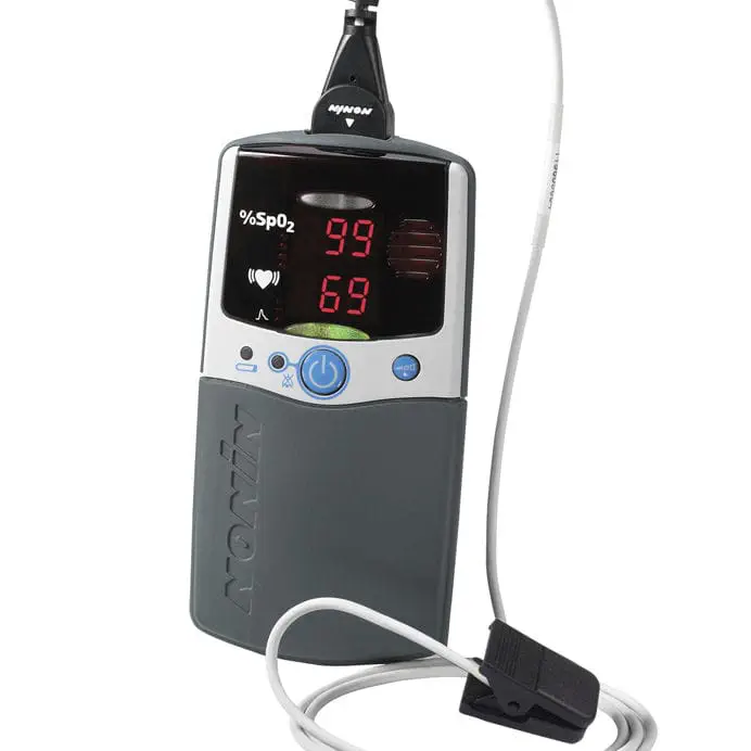 เครื่องวัดออกซิเจนในเลือดอัตโนมัติชนิดพกพาสำหรับสัตว์  Compact pulse oximeter 2500A VET  Nonin
