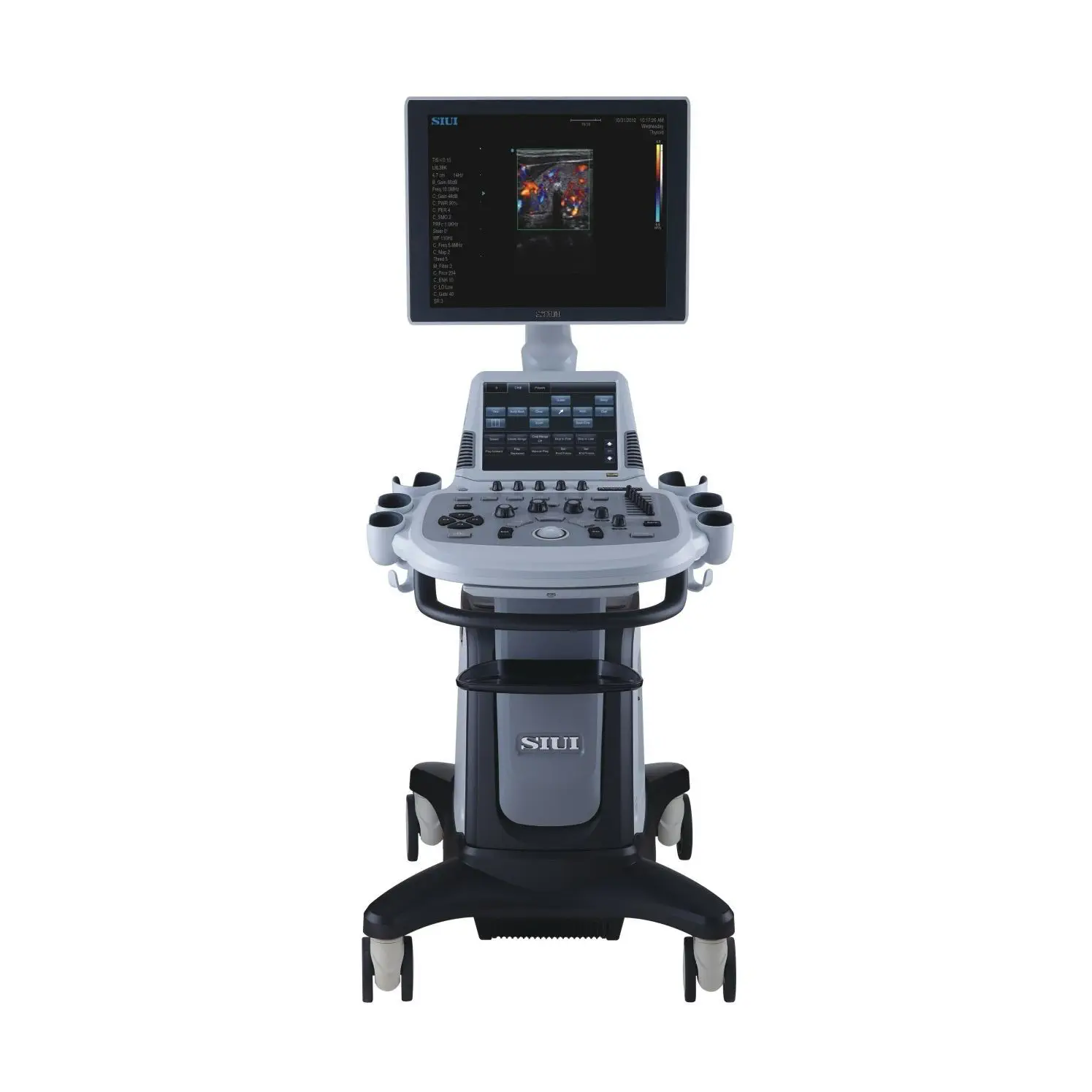 เครื่องอัลตราซาวด์ความละเอียดสูงชนิดสีสำหรับสัตว์ On-platform veterinary ultrasound system Apogee 5300V Neo  SIUI