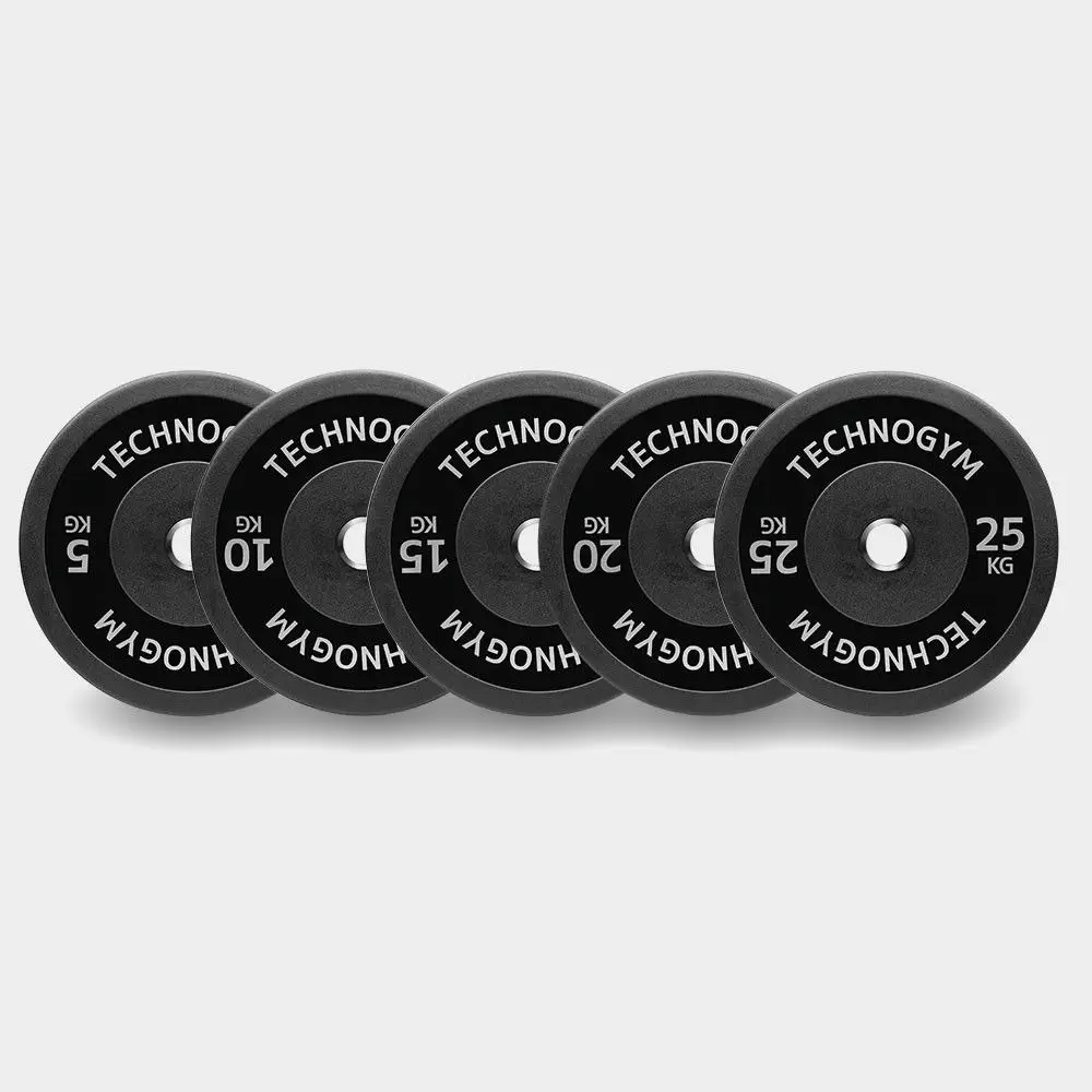 แผ่นยกน้ำหนัก Barbell weights Bumper Plates TECHNOGYM