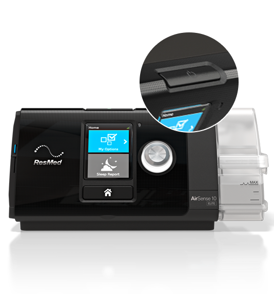 เครื่องช่วยหายใจ CPAP แบบปรับแรงดันอัตโนมัติ (Auto CPAP)  AirSenseTM 10 AutoSetTM  ResMed