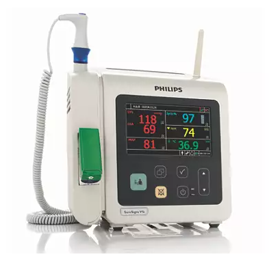 เครื่องติดตามสัญญาณชีพ  SureSigns VSi - NBP/SPO₂/Temp/Wireless Vital signs monitor  Philips